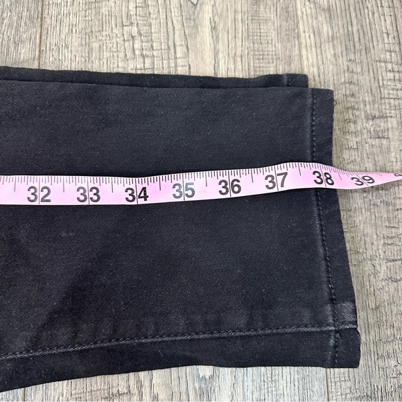 Anne Klein Skinny Pants Mid Rise Sculpting Black 14 Stretch Black Denim NWT - Picture 4 of 8